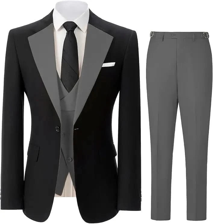 Men's three - piece suit set The first choice for business - J&L Elegance