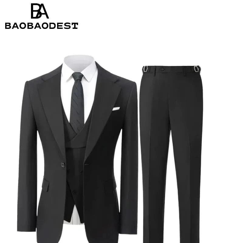 Men's three - piece suit set The first choice for business - J&L Elegance