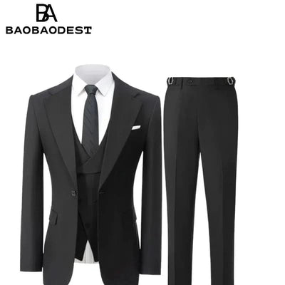 Men's three - piece suit set The first choice for business - J&L Elegance