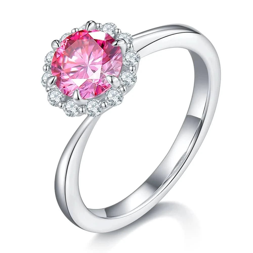 S925 Sterling Silver Elegant Stylish 1 Carat Ring For Women - J&L Elegance