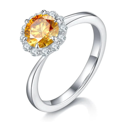 S925 Sterling Silver Elegant Stylish 1 Carat Ring For Women - J&L Elegance
