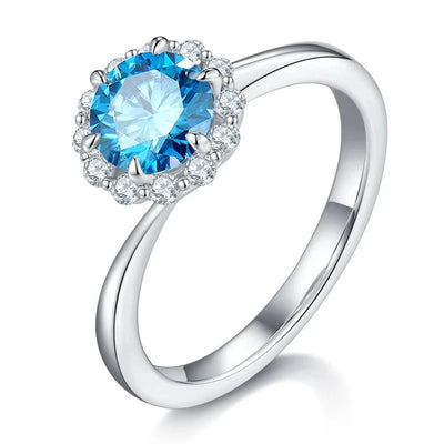 S925 Sterling Silver Elegant Stylish 1 Carat Ring For Women - J&L Elegance