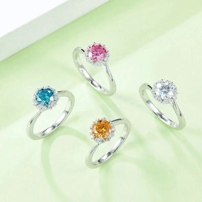 S925 Sterling Silver Elegant Stylish 1 Carat Ring For Women - J&L Elegance