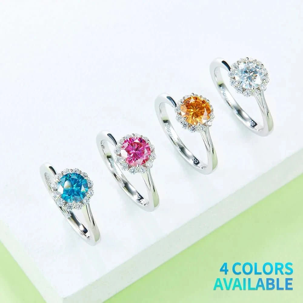 S925 Sterling Silver Elegant Stylish 1 Carat Ring For Women - J&L Elegance
